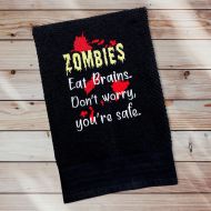 Zombies Eat Brains Towel