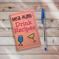 Drink Recipes Notebook (Mini)