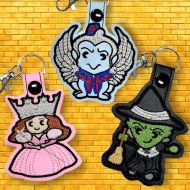 Chibi Wizard of Oz Key Rings - The Witches