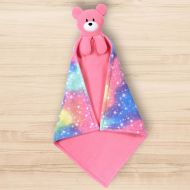 Lovie Baby Blanket - Pink Bear
