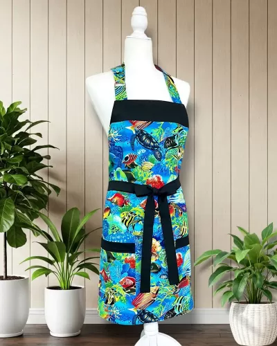 Exotic Tropical Fish Unisex Apron